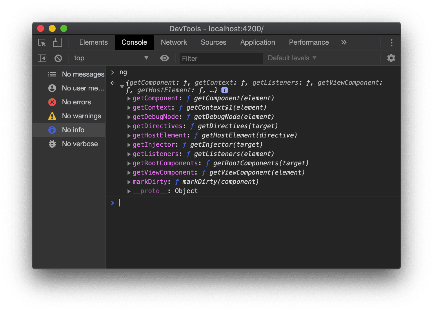 Debug de componentes Angular com window.ng no Angular 9 post image